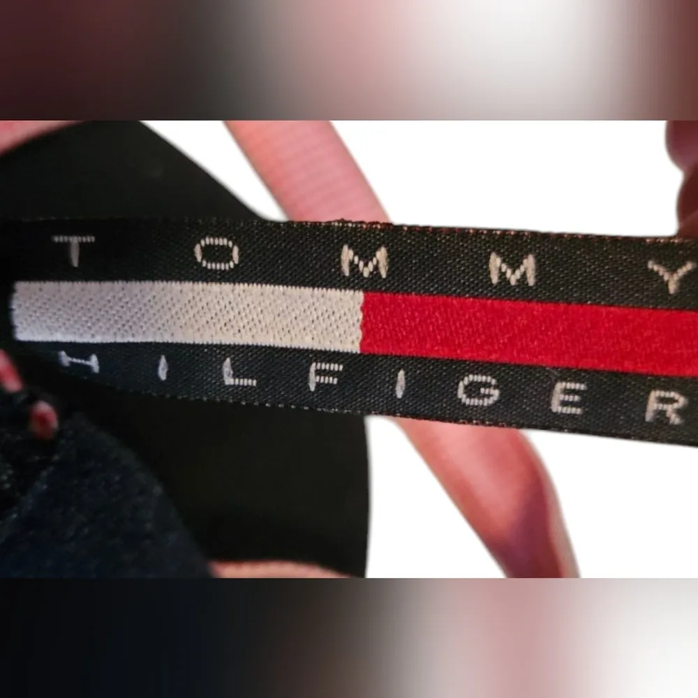 VINTAGE 2 in 1 Tommy Hilfiger Denim & Gingham Shoulder Bag & Coin pouch - Image 5