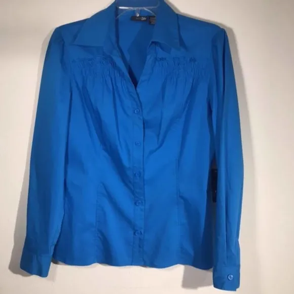 East 5th Blue Button Down Shirt Size Medium NWT - Image 2