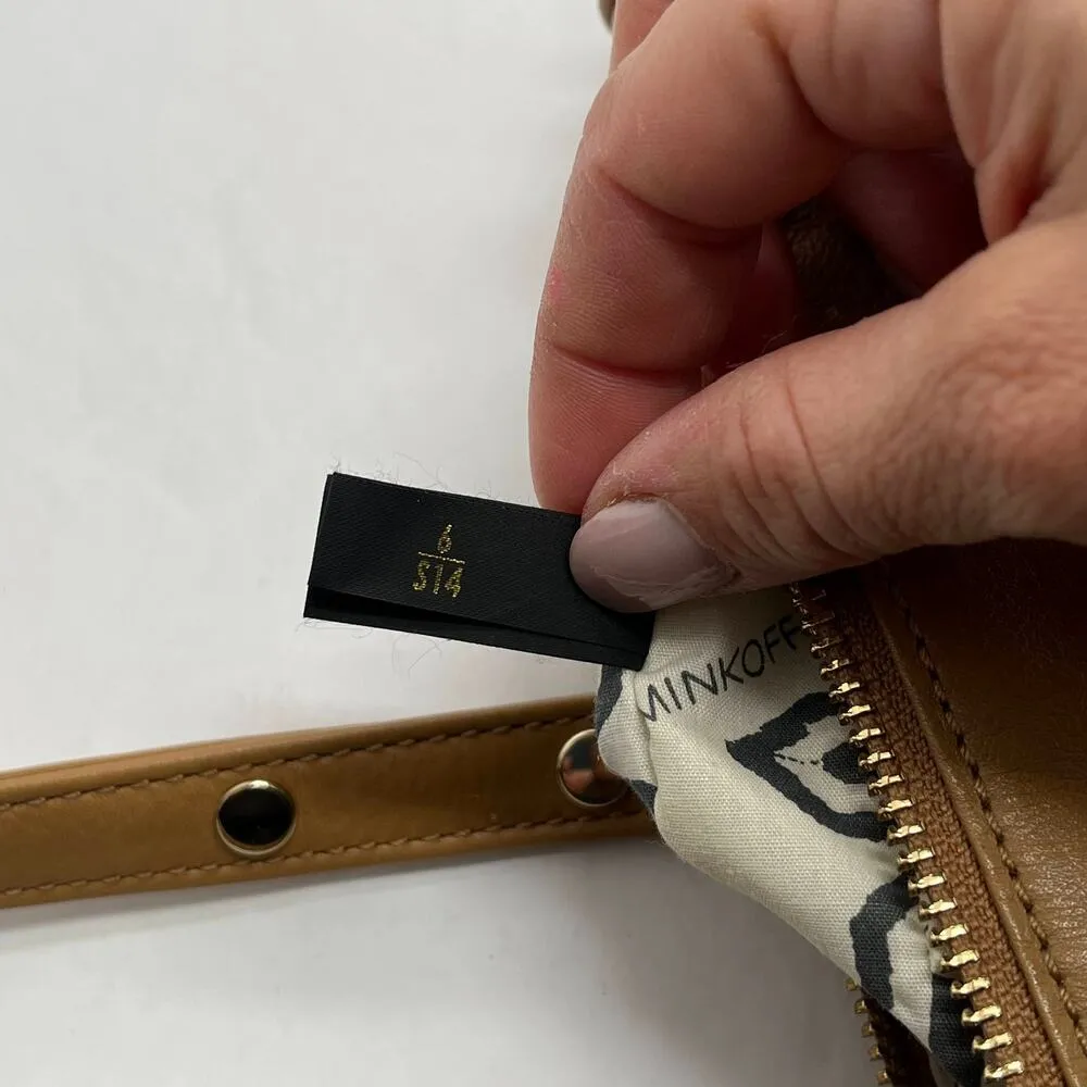 Rebecca Minkoff Women's Tan Small Crossbody Chain Handbag Purse - Image 9