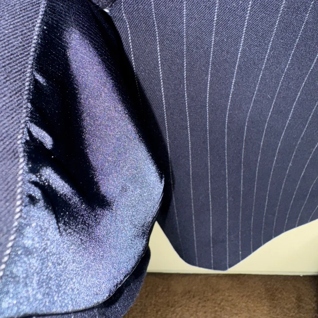 Good American White and Blue Blazer - Image 8