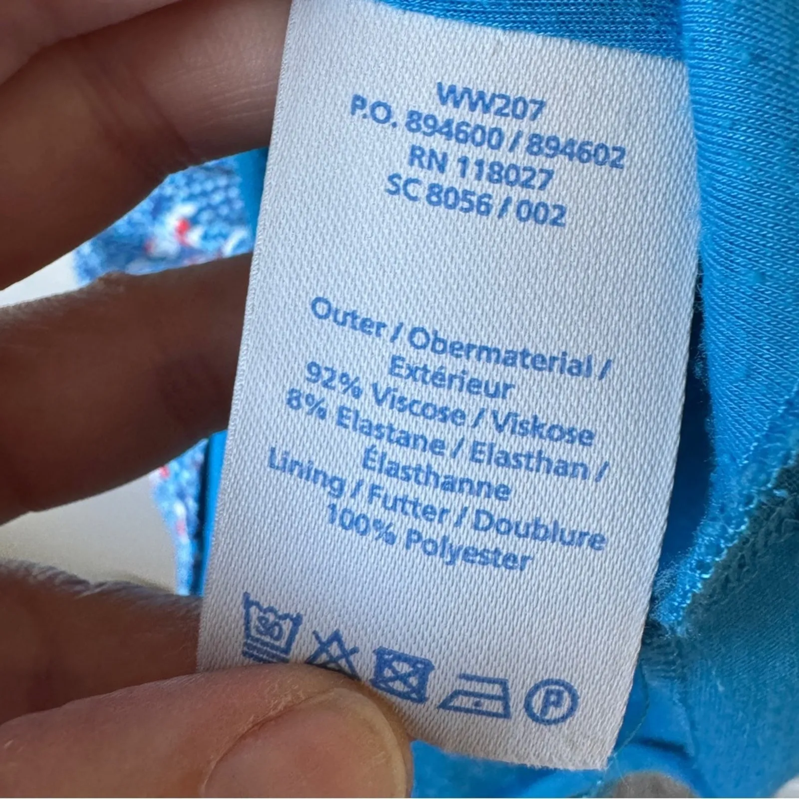 Boden Blue Surplus Print Georgia Mini Dress Womens 10 Casual Comfort Summer - Image 12