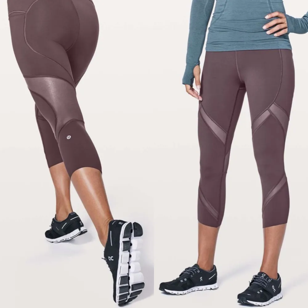 Lululemon On Pace Crop *21" in
Vintage Grape - Image 10