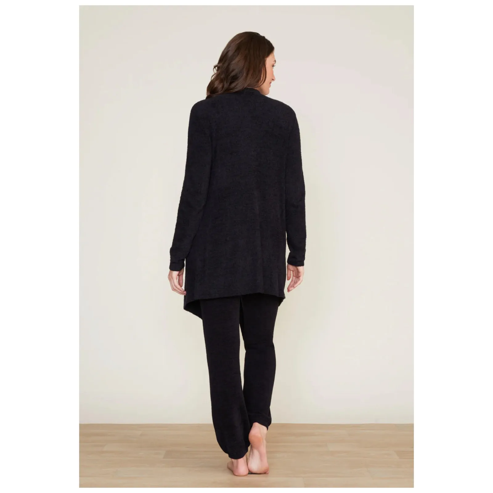 Barefoot Dreams Black Cozychic Lite Island Wrap Waterfall Cardigan Sz.S/M - Image 3