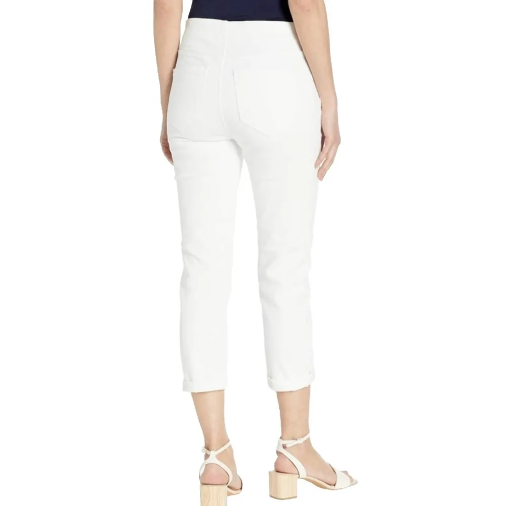 Liverpool Los Angeles Chloe Pull-On Crop Rolled Cuff Women’s Bright White 2/26 - Image 2