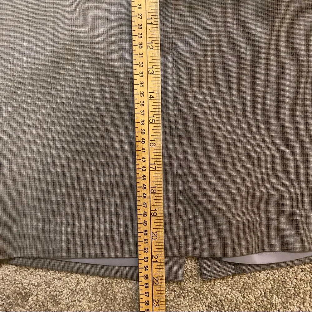 J.Crew|| Grey lined pencil skirt - Image 8