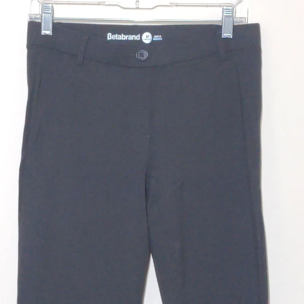 Betabrand Black Dress Yoga Pants - Medium Short - Petite (S-Petite) - Image 2