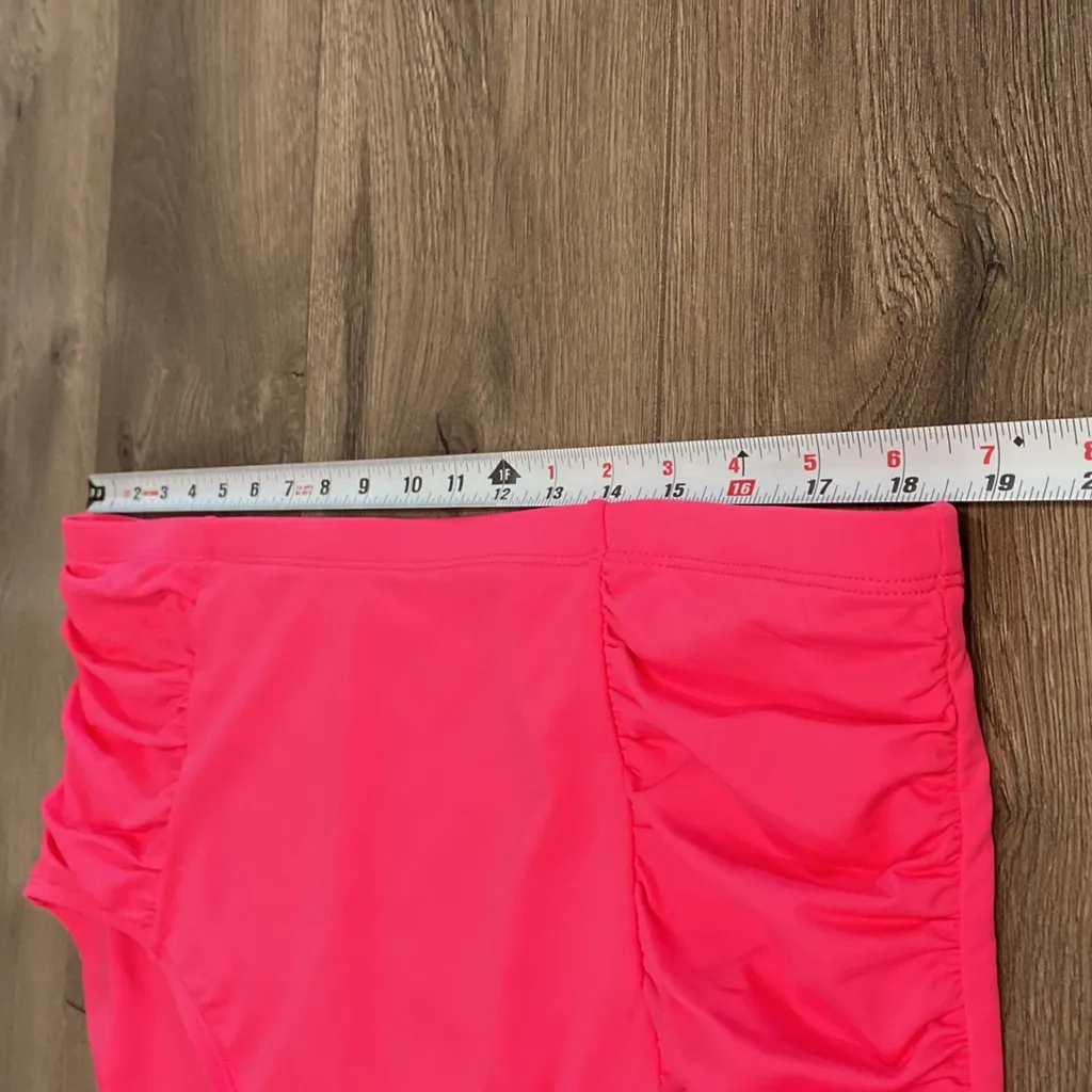 La Blanca High Waist Ruched Pink‎ Swim Bottoms Size 20W - Image 5