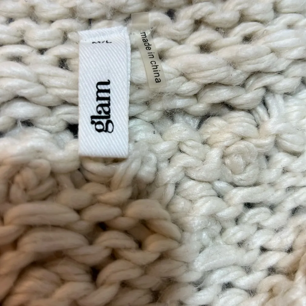 Glam Beige Knit Cardigan M/L - Image 2