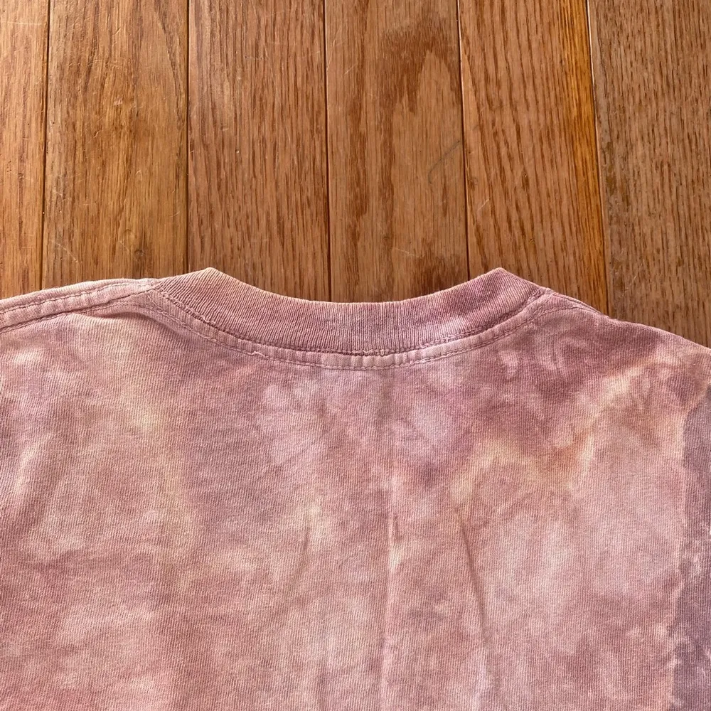 burnt orange brown giraffe acid wash vintage graphic tee shirt - Image 8