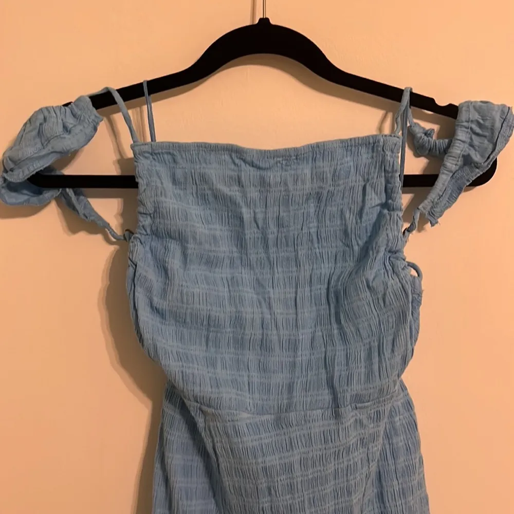 NWOT Free People Beyond Chic Mini Dress Blue size Medium - Image 5