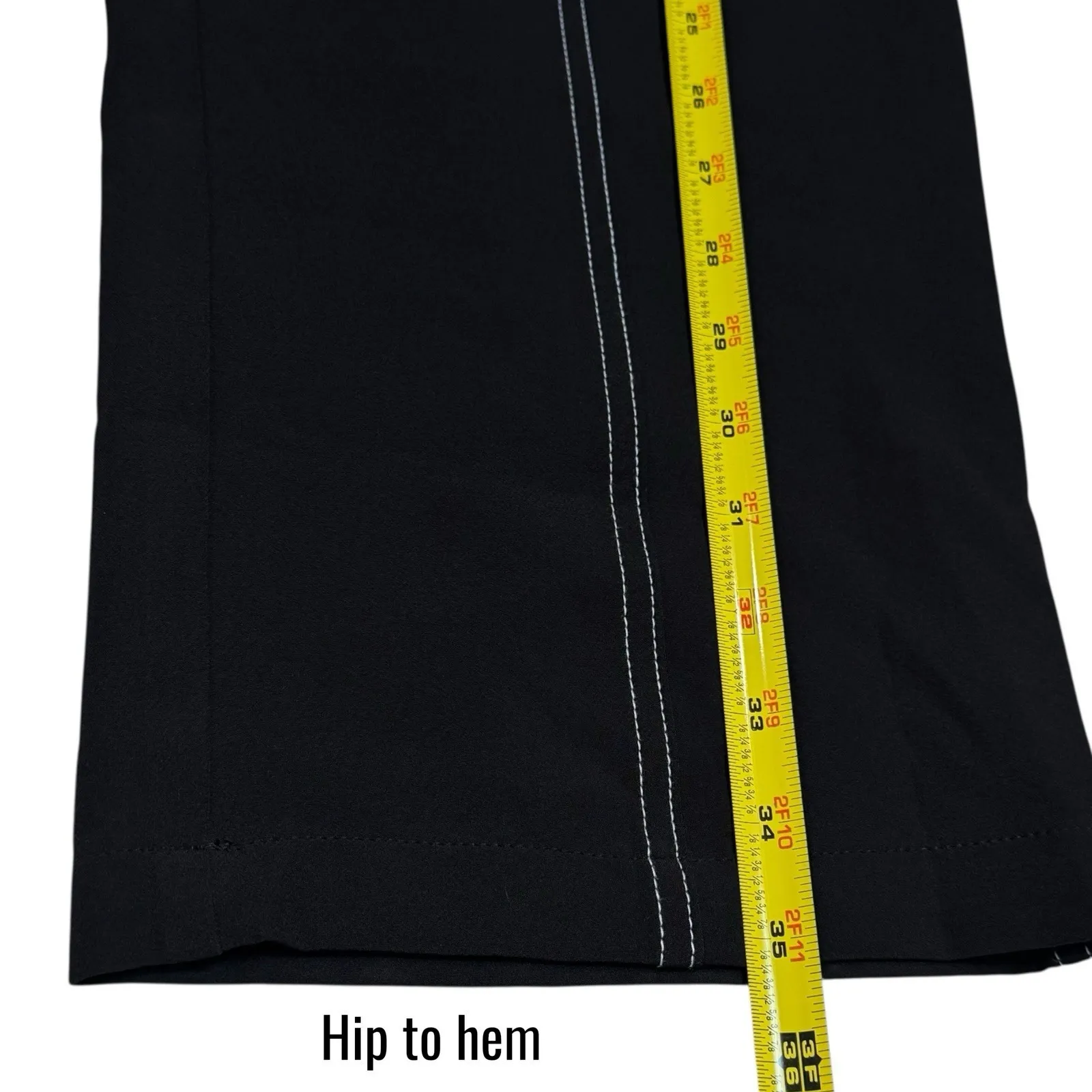 Karl Lagerfeld Contrast Stitch Ankle Pants Career Eclectic Luxury 8-10 - Image 13