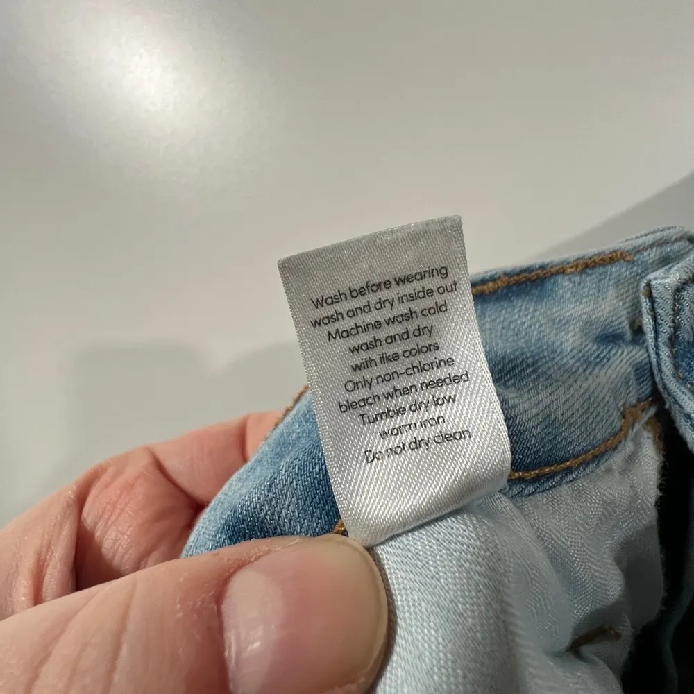 Athleta Sculptek Slim Straight Jeans - Agate Wash Size 8T Tall Long Inseam - Image 8