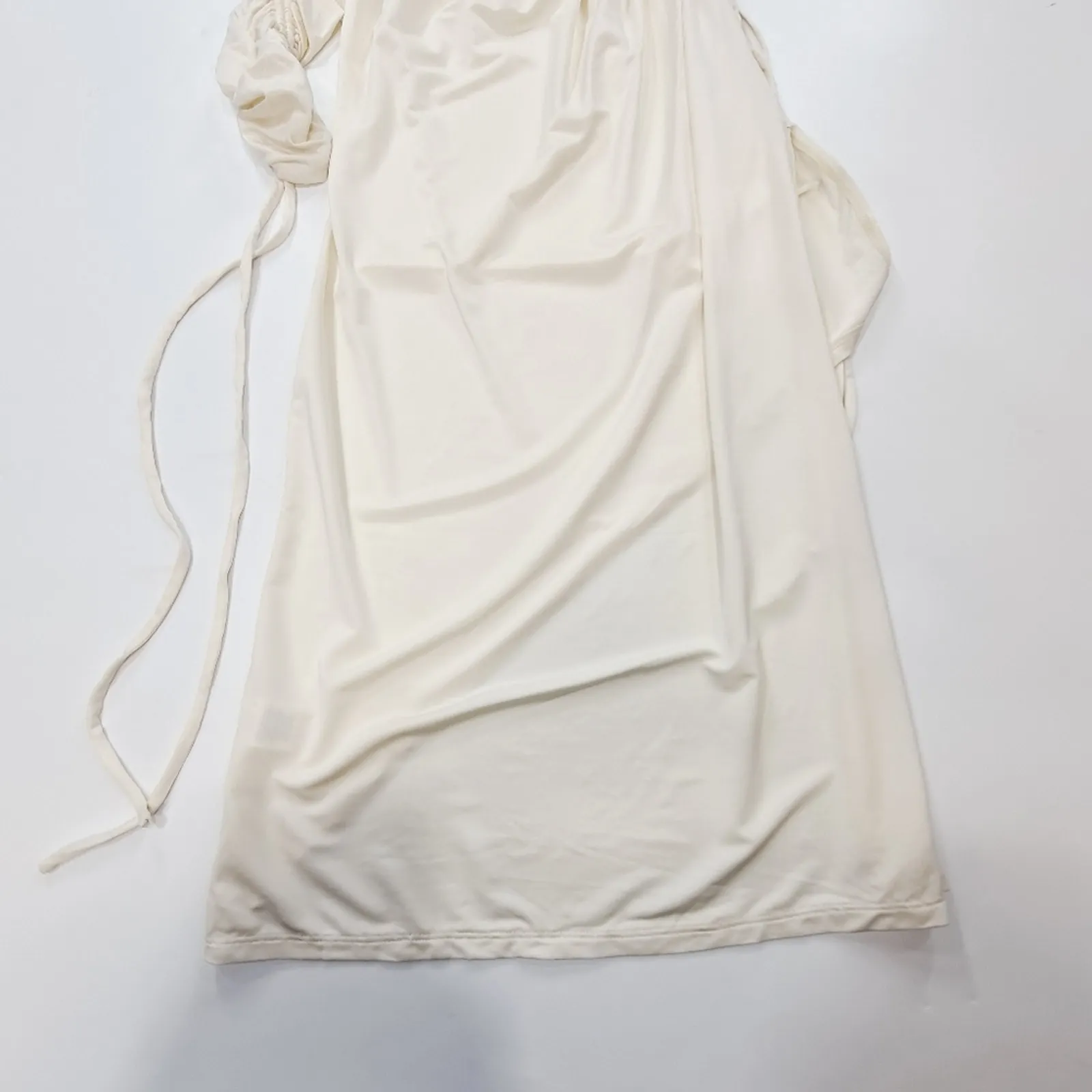 L'Academie Lily Midi Dress in Bone White XS - Image 12