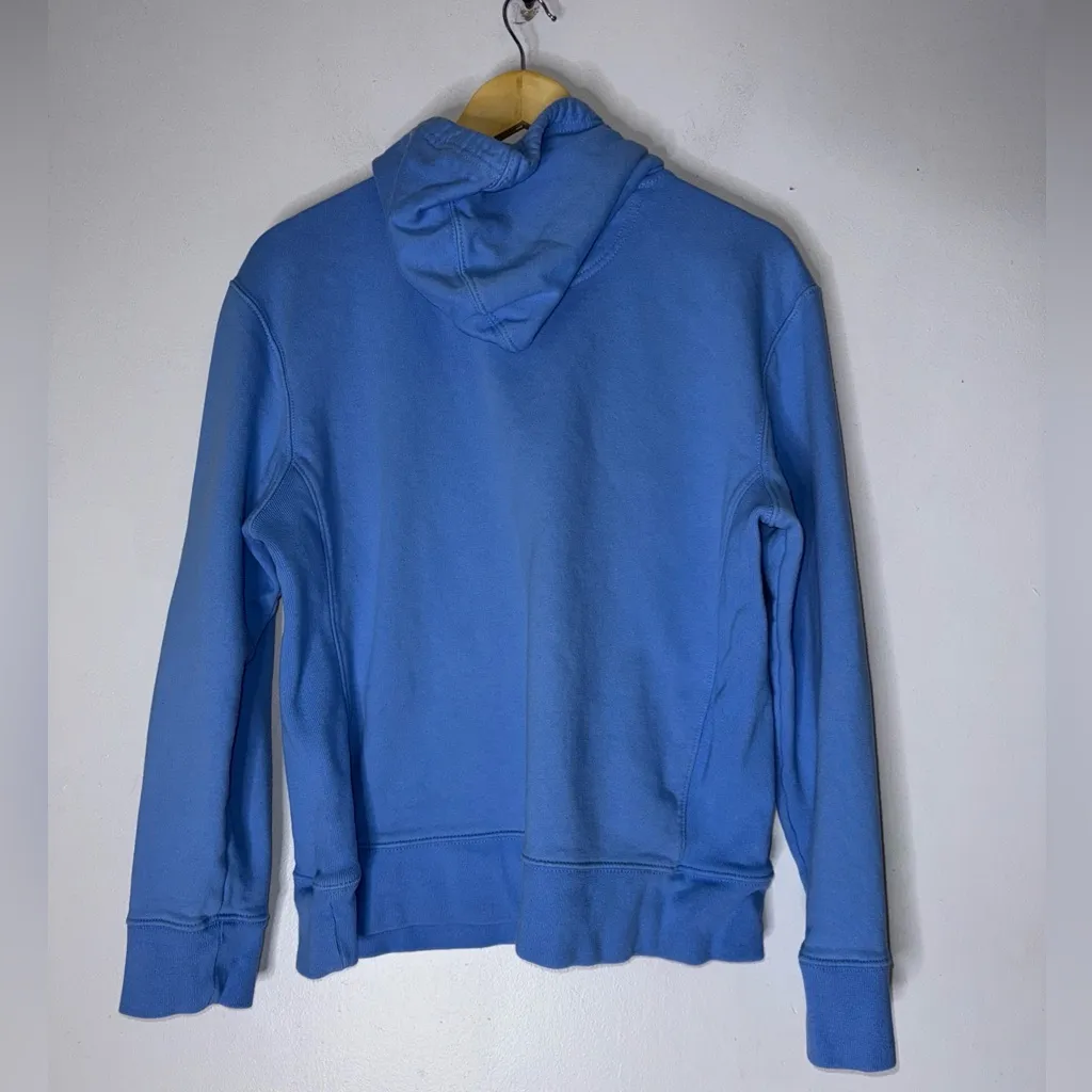 Life Is Good Good Vibes Blue Hooded Pull Over Sweatshirt Medium‎ - Image 2