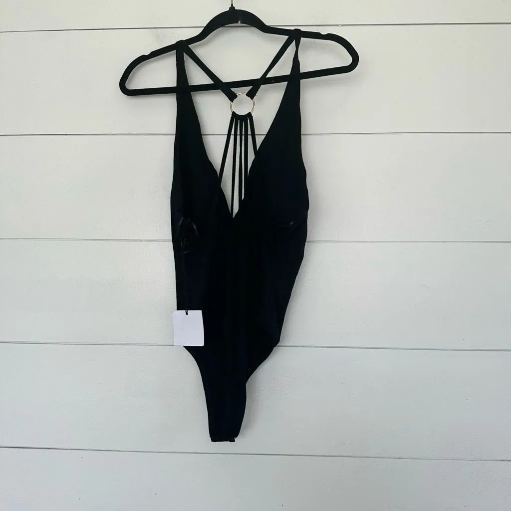 By the Way Women’s Small Black Strappy Bodysuit New NWT - Image 5