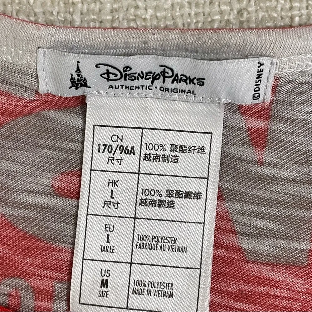 Disney  Parks Newspaper Print Women’s Tee - Image 8
