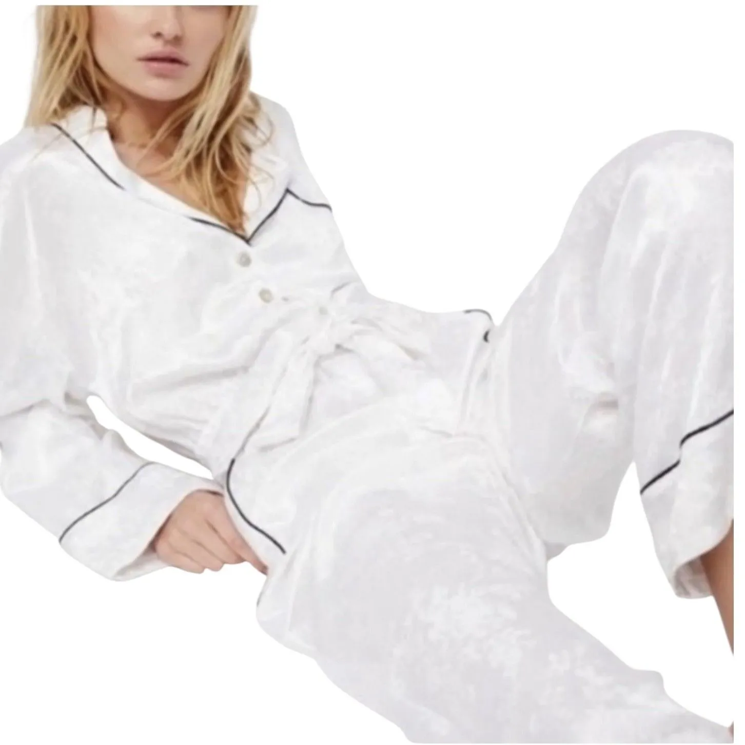 Intimately Free People See You Tonight Jumpsuit White Size M - Image 12