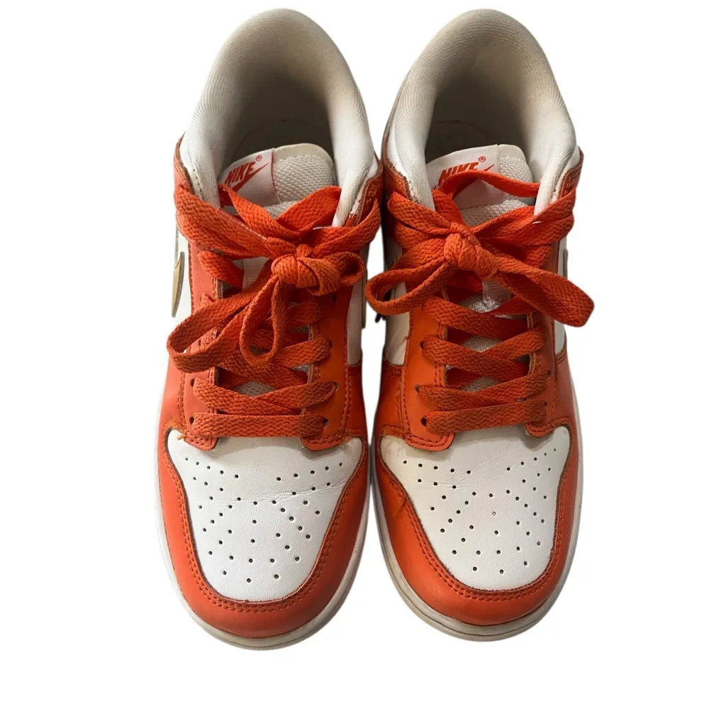 Nike Dunk Low Orange Size 6.5 M/ 8 W University Gold Sneaker Shoes Streetwear - Image 5