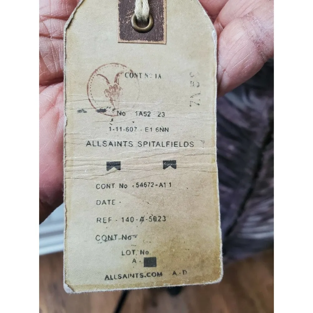 AllSaints Spitalfield Vintage Pink Willow Freya Mini Dress 6 (Runs Small - Image 8