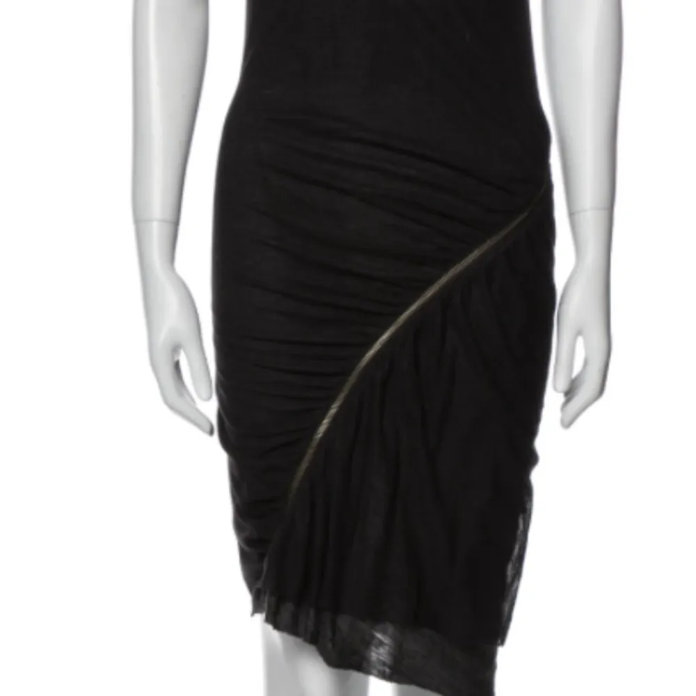 ALC indie Sleeze Goth Knit Zipper Shirt Dress 2010 boho spring formal evening - Image 8