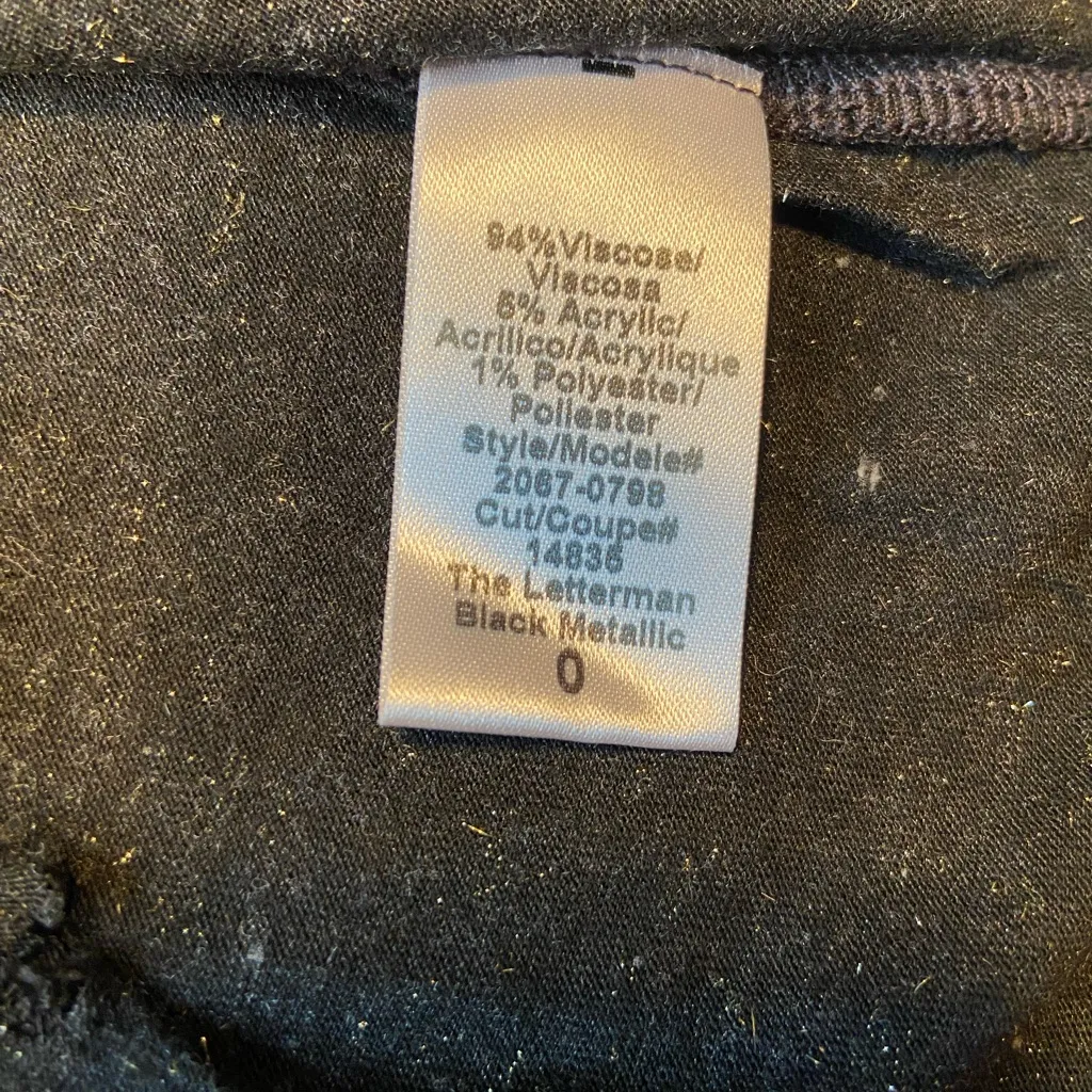 Current/Elliott Current/Elliot light sweatshirt with sparkles, long‎ sleeve, crew neck, SZ 0 - Image 10