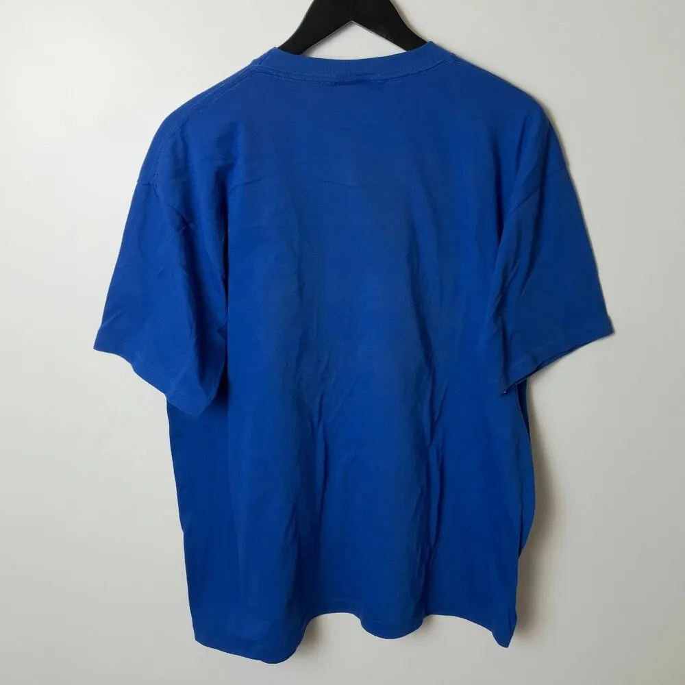 Vintage US Air Force T Shirt 90s 80s Blue XL Extra Large Single Stitch USA 50/50 - Image 13