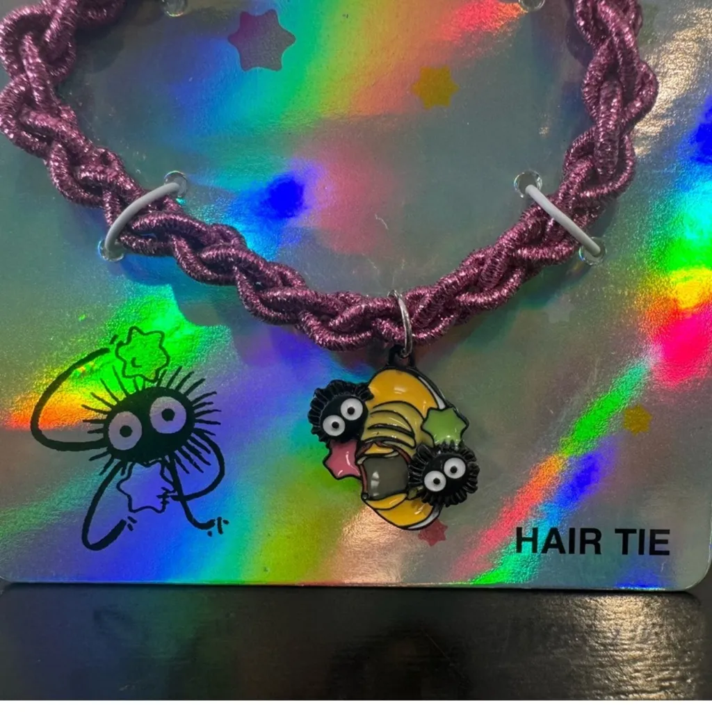 Studio Ghibli Spirited Away Soot Sprites Sneaker Hair Tie - Image 3