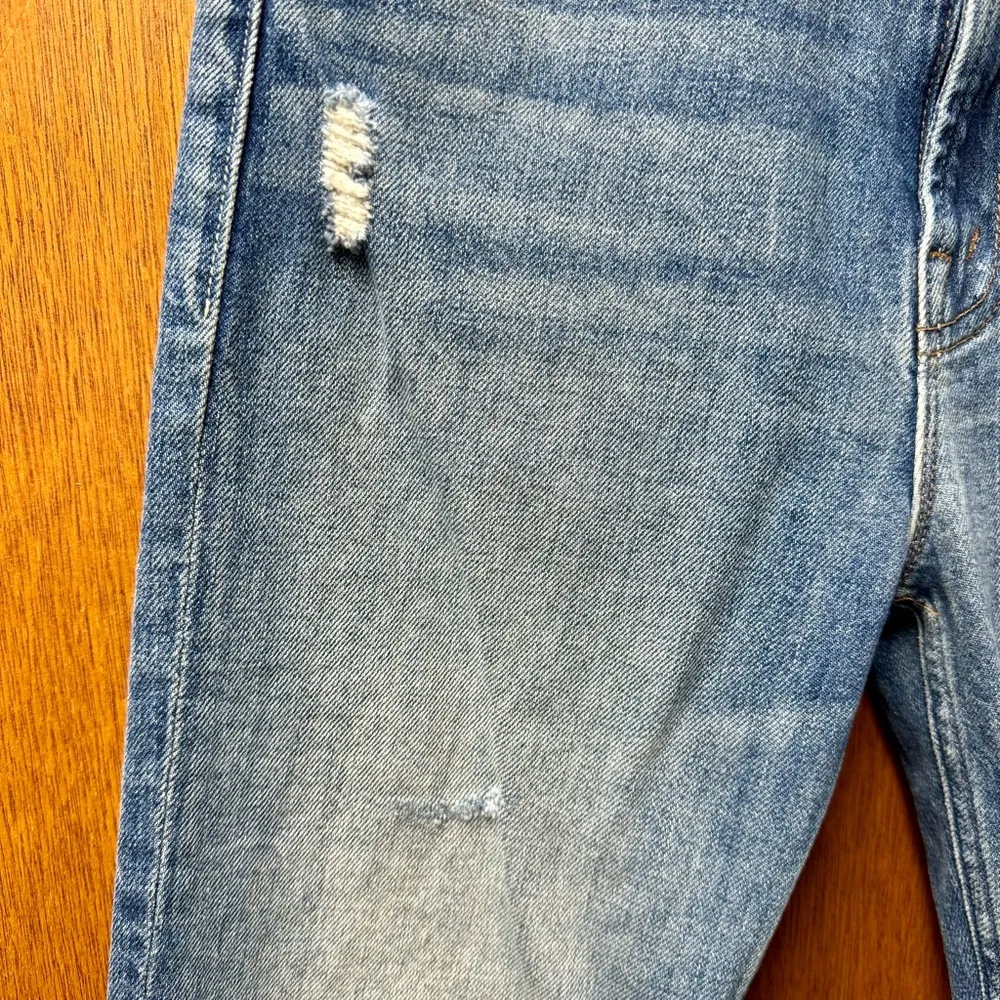 MOTHER Superior Denim High Waisted Rider Ankle Jeans Far Beyond The Sky Blue 25 - Image 9