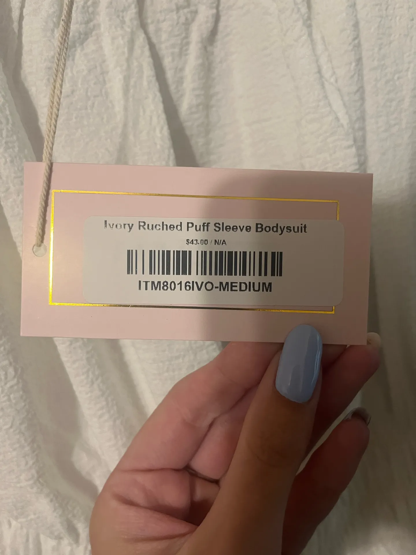 White off shoulder bodysuit - Image 4