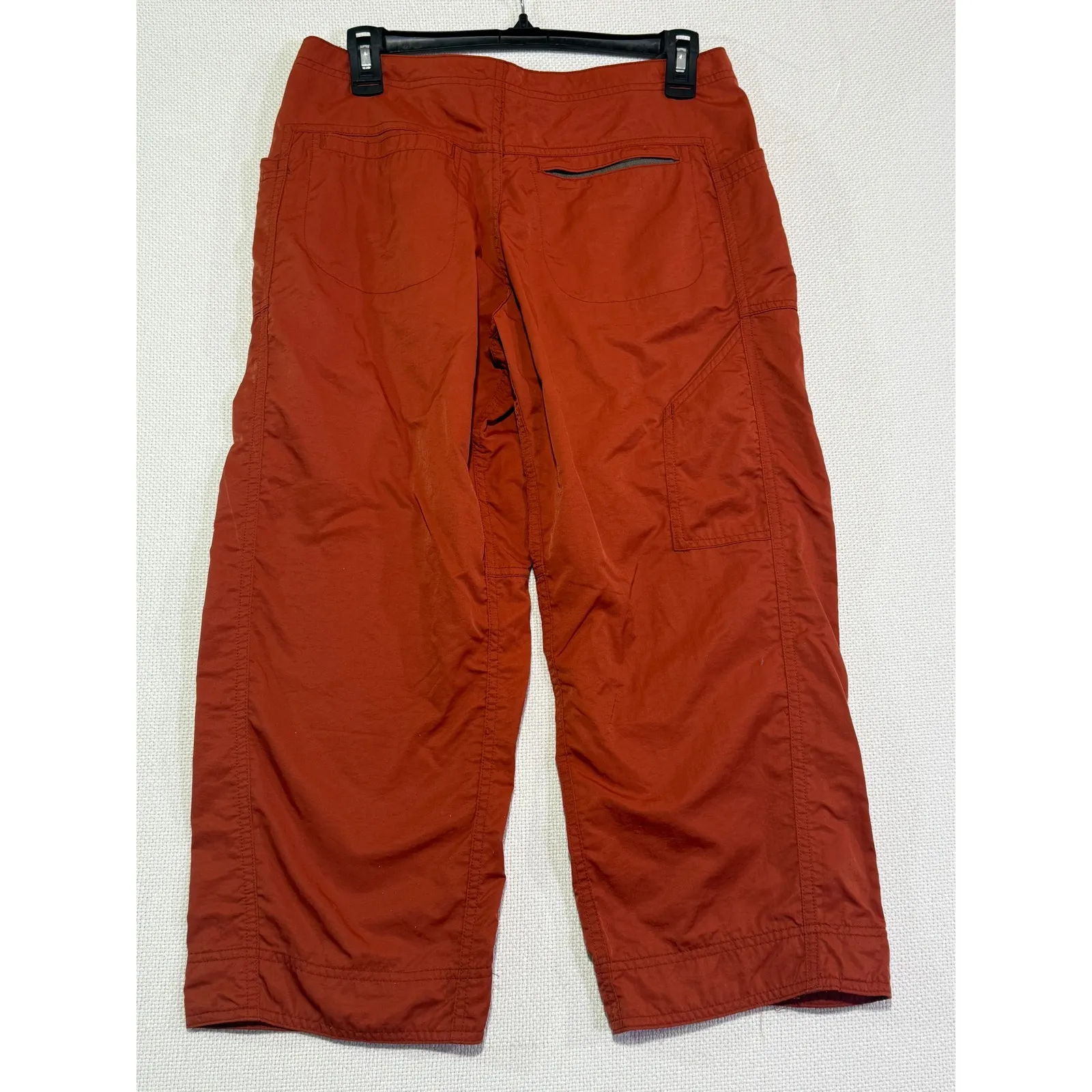 Mountain Hardwear Women's Orange Cargo‎ Capris Capri Pants Size 6 Outdoor Hiking - Image 4