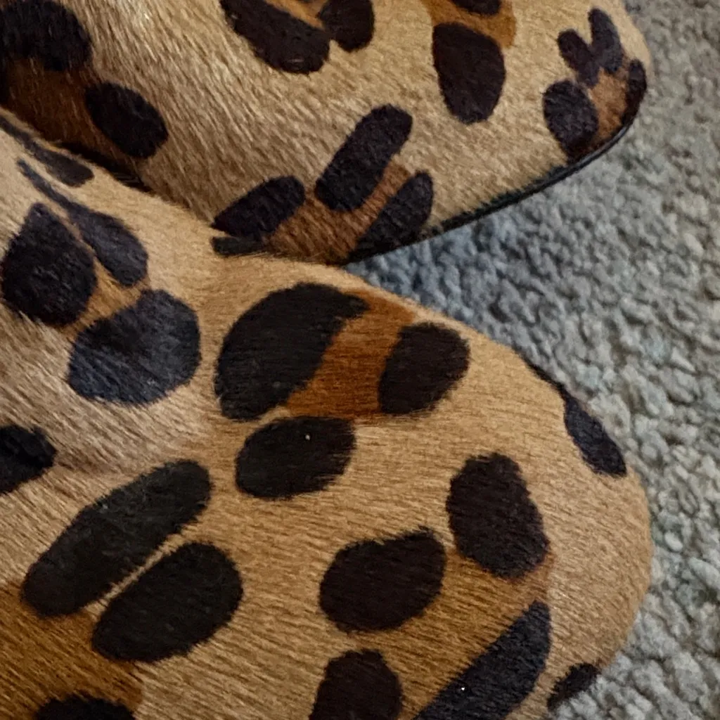 Zara Leopard Print Ankle Booties - Image 12