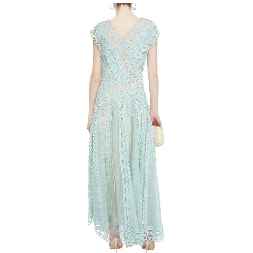 NWT Zimmerman Moncur Stud Maxi Dress Mint Size 1 - Image 3