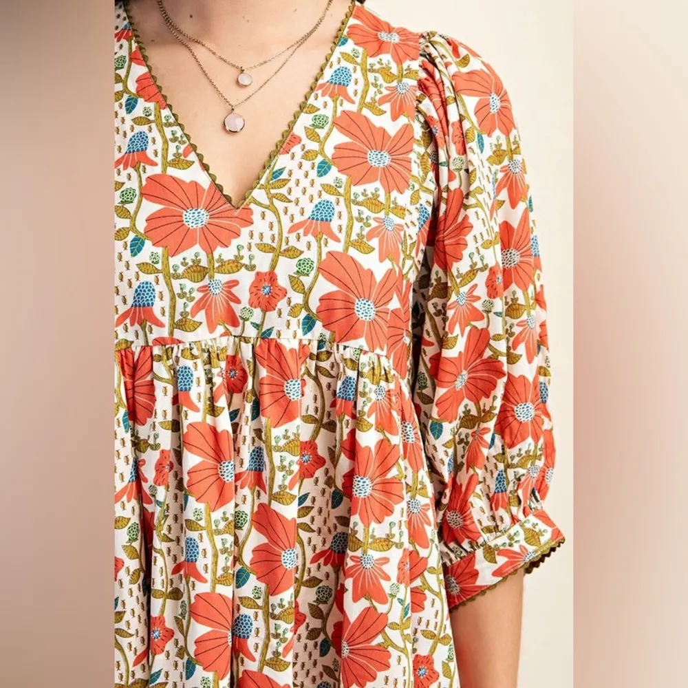 NWT GiGiO BLOSSOM FLORAL V - Image 6