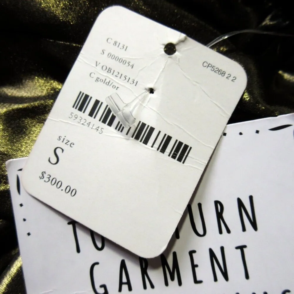 NWT Free People Something Magical Maxi in Bronze Metallic Convertible Dress S - Image 6