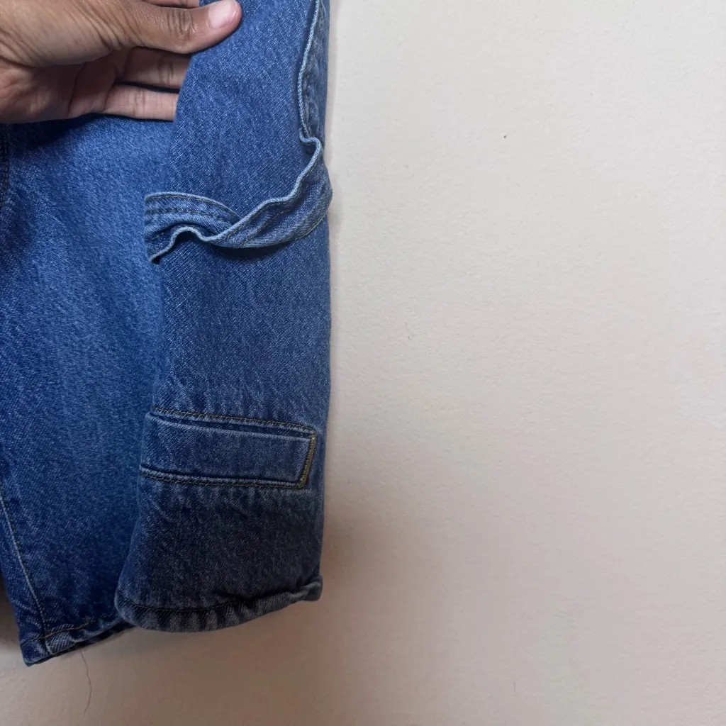Cotton On Super Baggy Carpenter Denim Jort - Image 8