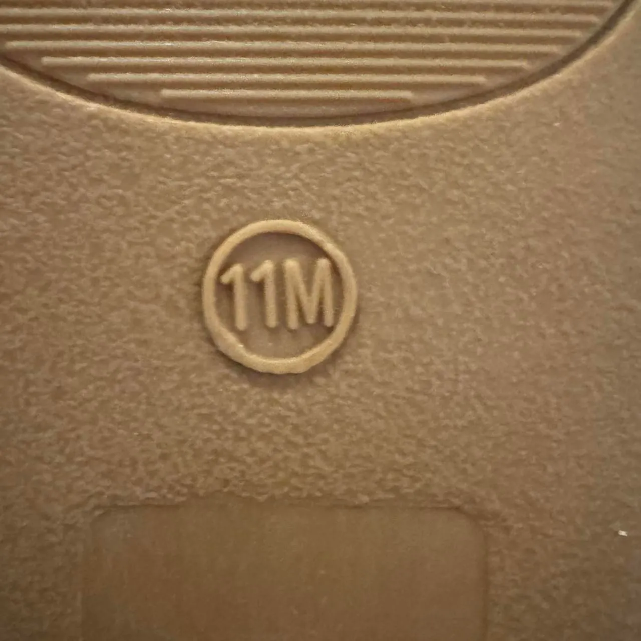 Bamboo Sparkly Mesh Mary Jane Flats Women’s Size 11M Nude Beige Rhinestone Balle - Image 6