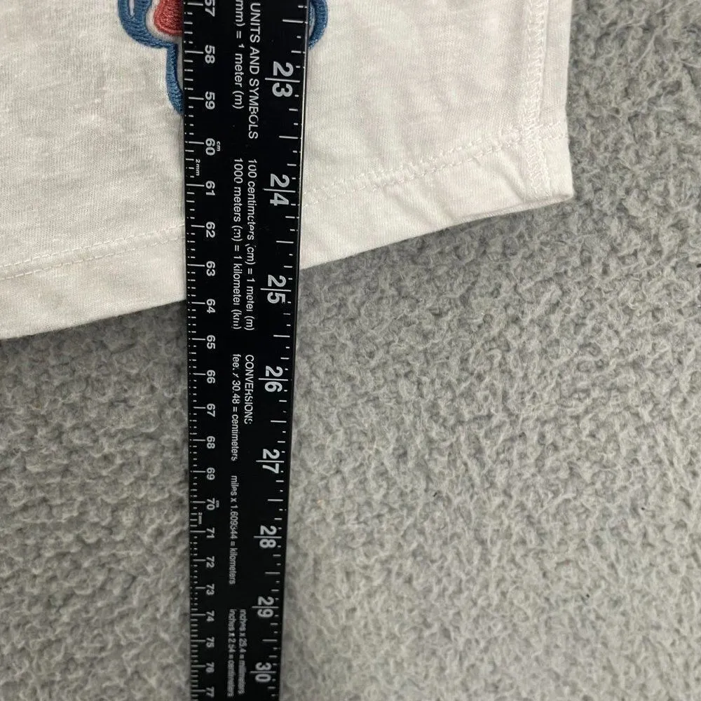 Disney Minnie Mouse Women M It's A Shore Thing  White Pink 3/4‎ Raglan Tee - Image 7