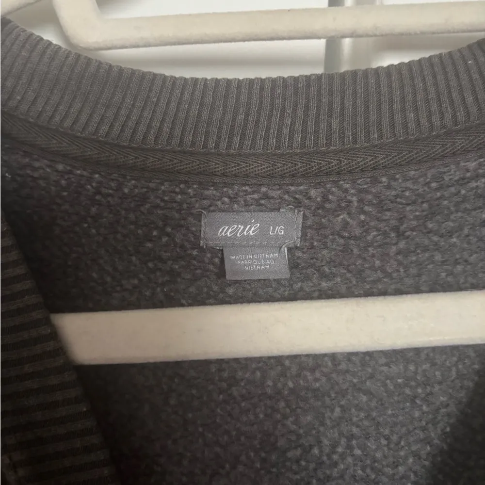 Dark Gray Oversized Sweatshirt - Image 4