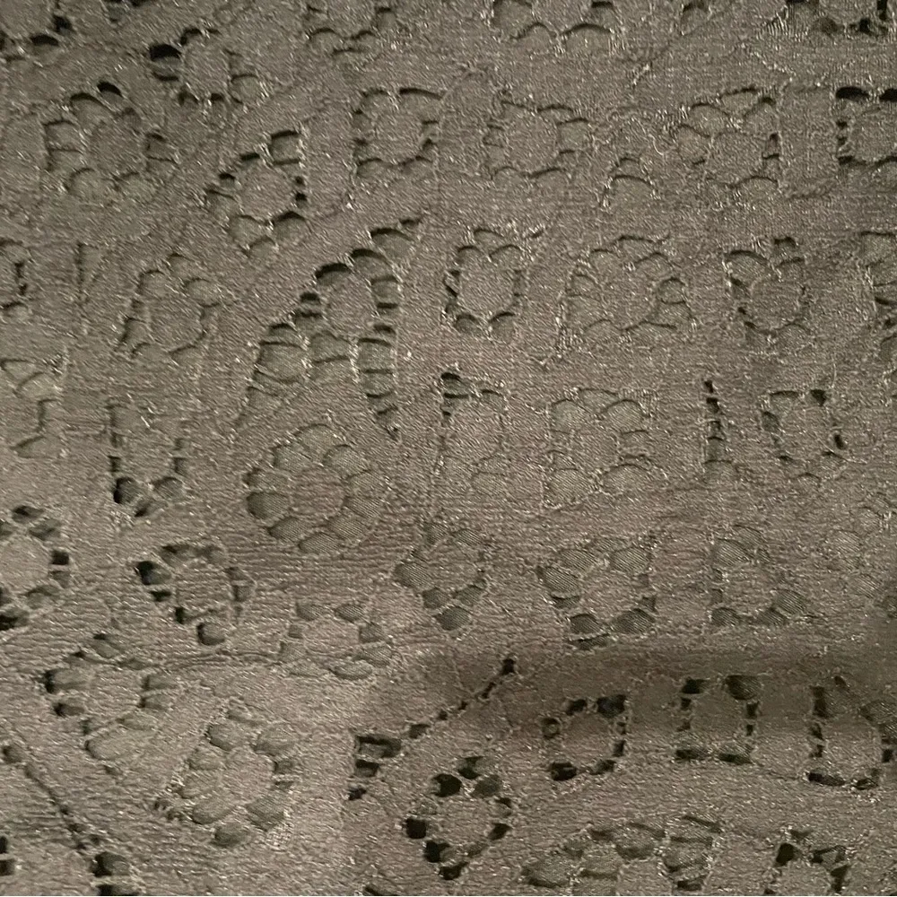 J. Crew Black 3/4 Sleeve Lace Overlay Shirt - Image 4