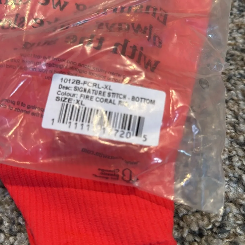 Free People x Toast signature stitch bottom in fire coral XL NWT Red - Image 4