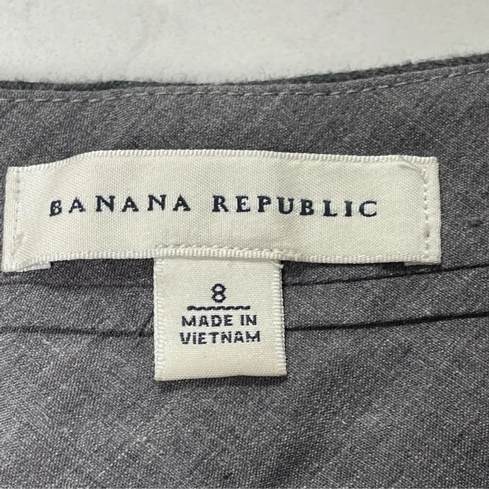 Banana Republic women’s 100% cotton trousers pants grey Sz 8 - Image 11