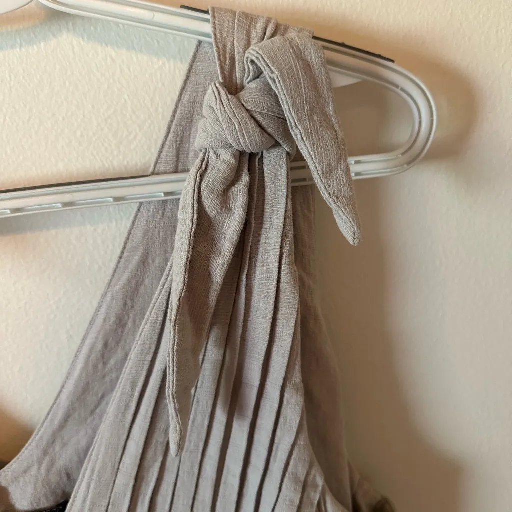 Wishlist linen V-Neck dress - Image 3