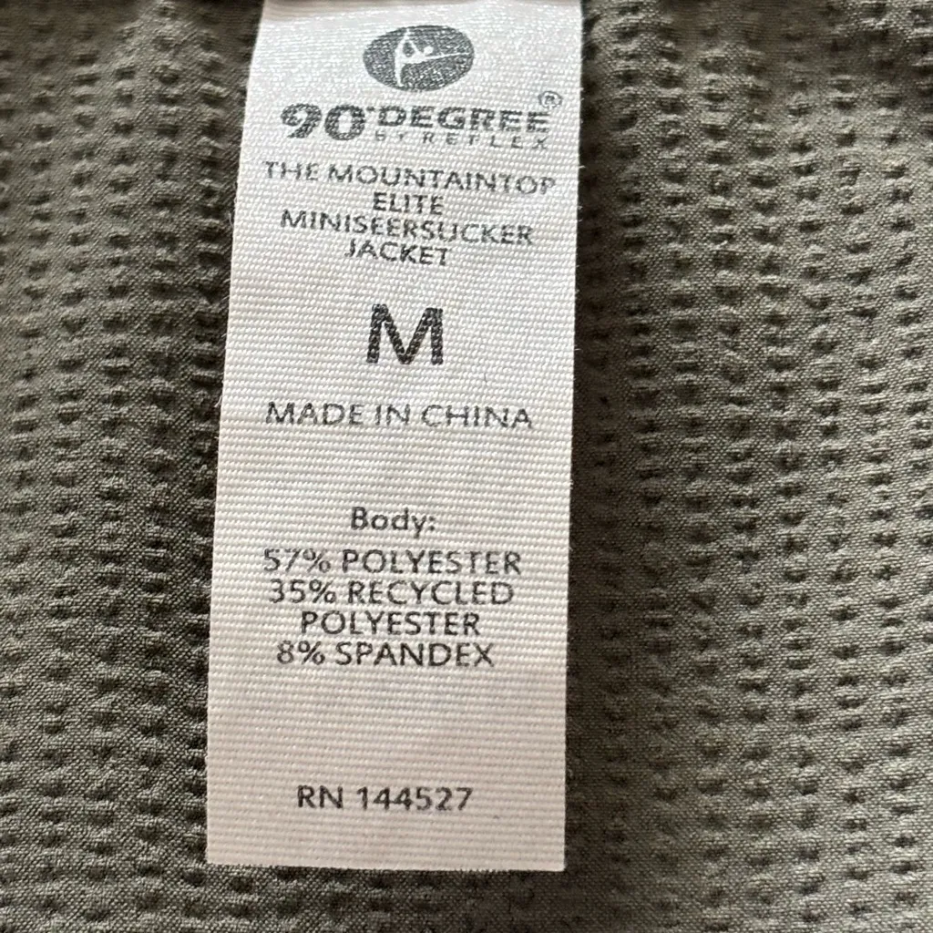 90 Degree By Reflex Olive Green Jacket Size M Size M - Image 9