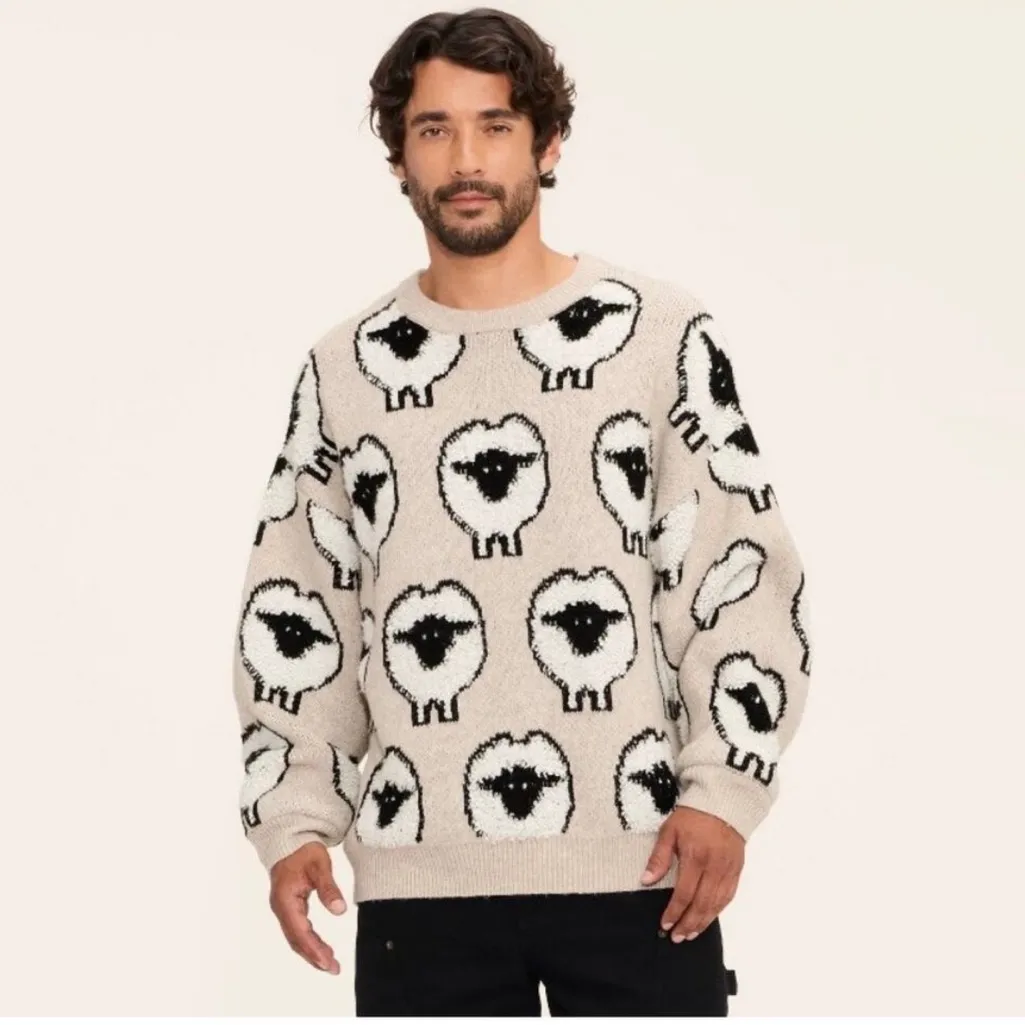 Target x Woolrich Adult Sheep Print Pullover Sweater Size Large - Image 2
