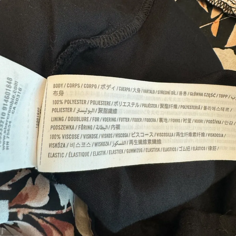 Abercrombie - Long Sleeved Ruched Floral Baby Doll Mini Dress Sz S - Image 6