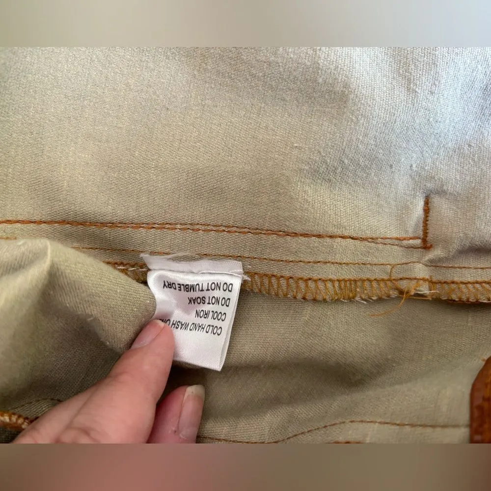 Princess Polly tan faux leather jacket L/XL - Image 4