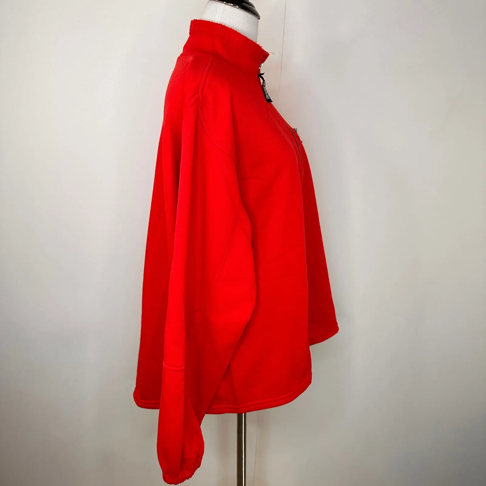 The North Face Women's Red Ultrawick Half Zip Fleece Pullover Size XL - Image 8