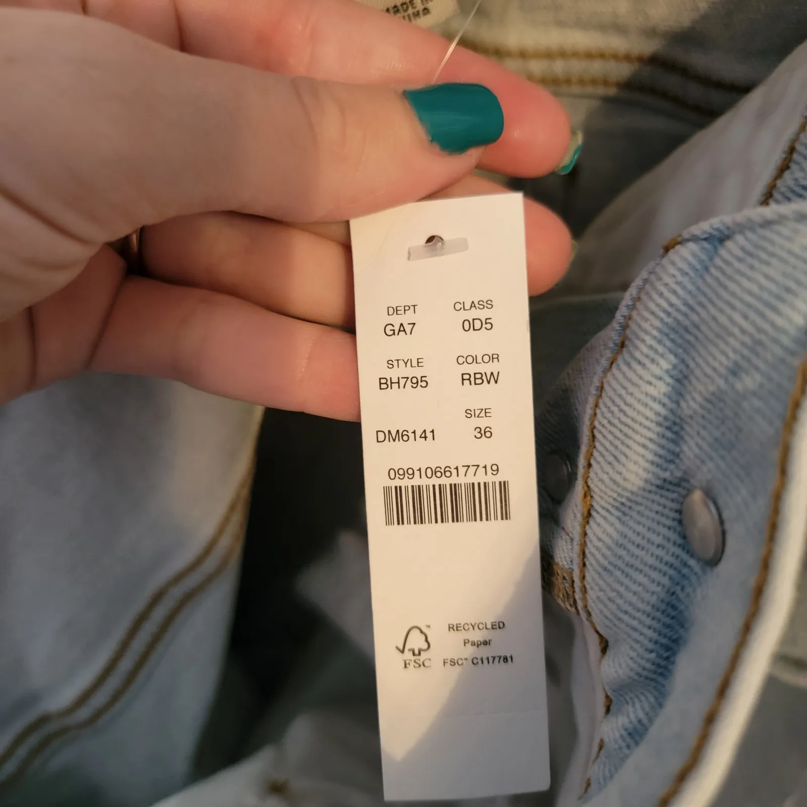 J Crew Light Wash Mid Rise Billie Demi Boot Cropped Bootcut Flare Jeans Size 36 Blue - Image 8