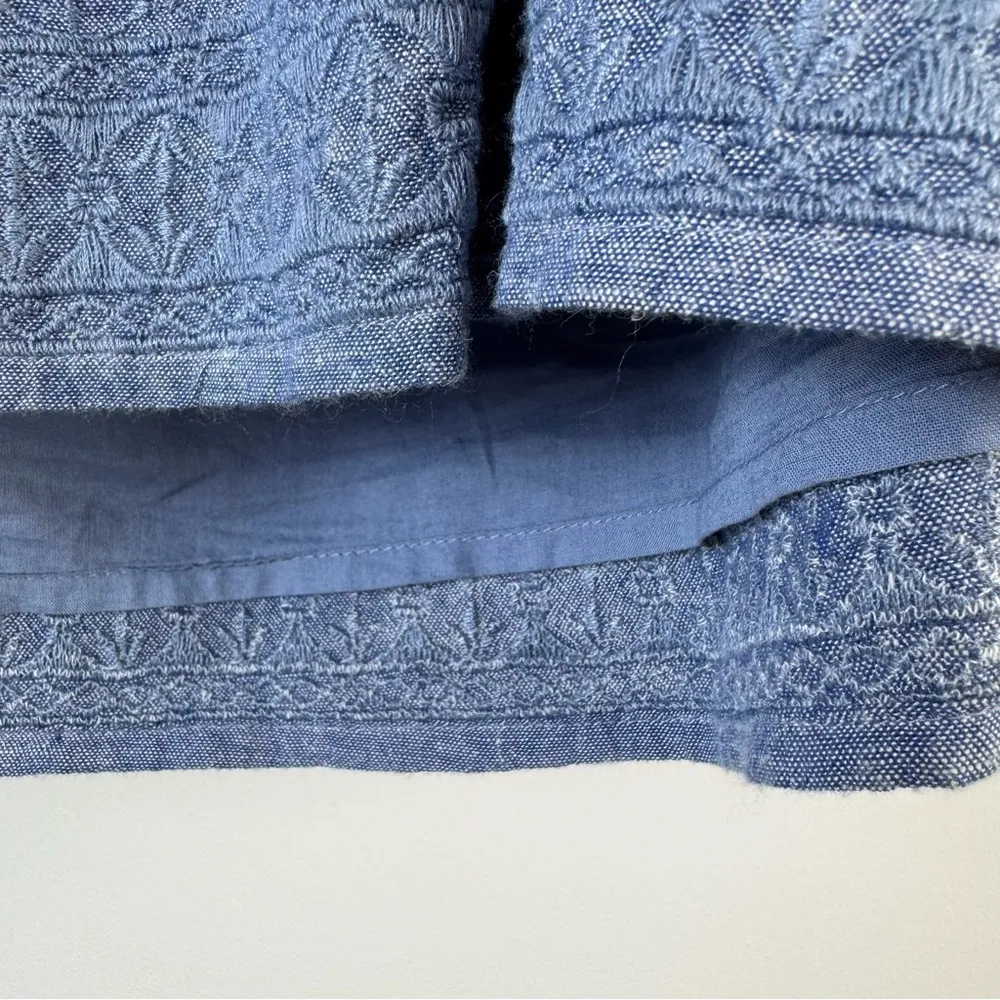 American Eagle AE Chambray Swing Cami X-large XL NWT New Blue Embroidered Boho - Image 9