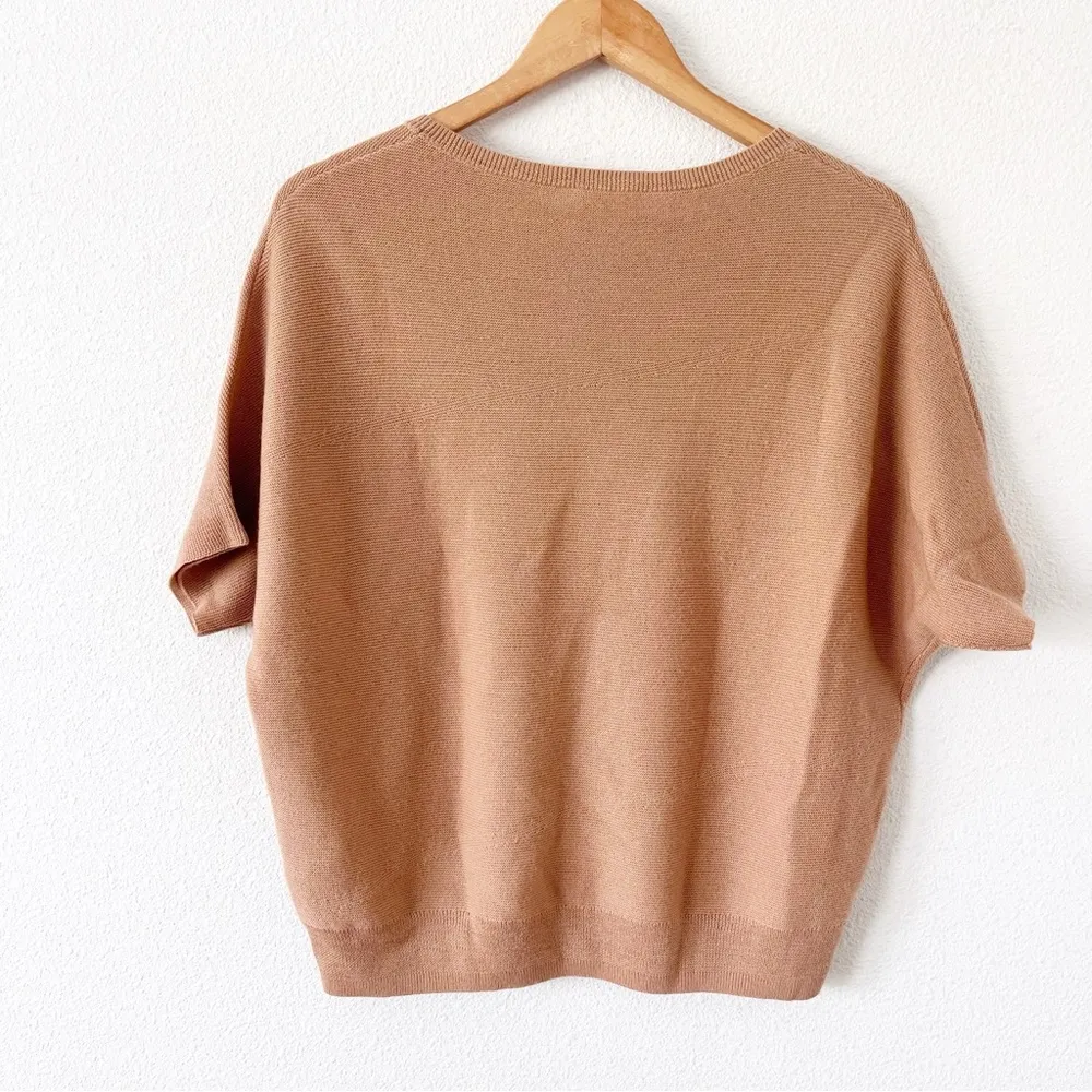 The Reset R Label Essential Pullover Dolman Sleeve Sweater in Ginger Tan - Image 7